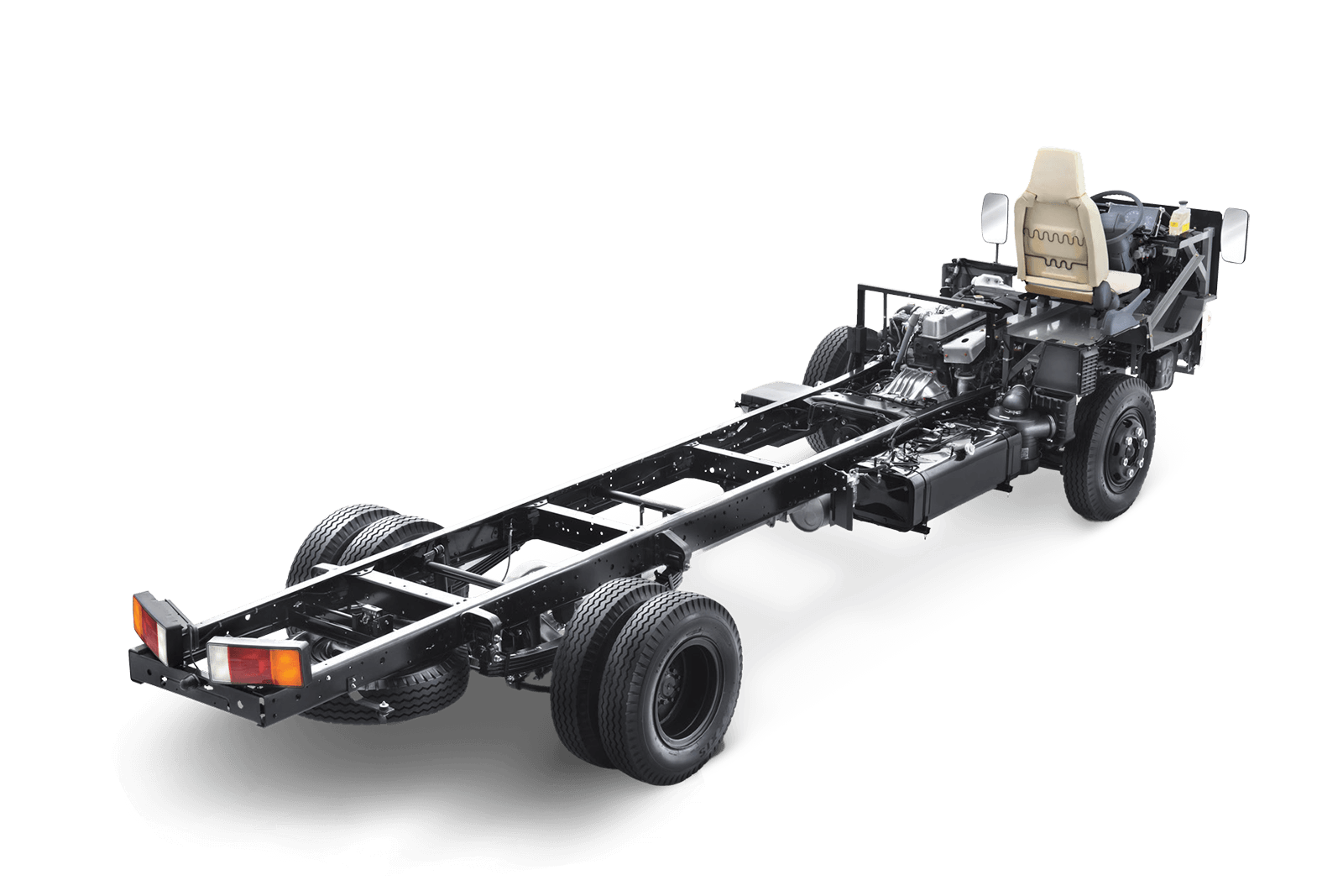 Mitsubishi Canter FE 84G Bus Chassis | Sasis Tangguh untuk Karoseri Bus Rangka Mitsubishi Canter FE 84G Bus Chassis - Sasis kuat dan kokoh untuk karoseri bus ringan